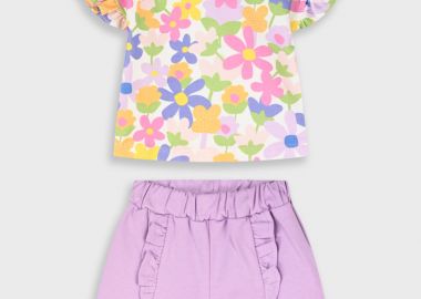 Σετ μπλούζα με σορτς - ΛΙΛΑ 14-226424-0 - energiers - 