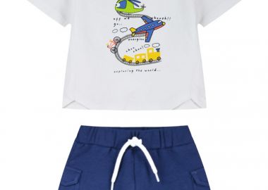 Σετ μπλούζα με σορτς - ΜΑΡΕΝ 11-226459-0 - energiers - 