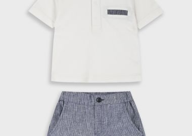 Σετ μπλούζα με σορτς - Μπλε 41-226494-0 - energiers - 