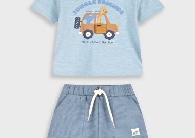 Σετ μπλούζα με σορτς - Ρουά 11-226473-0 - energiers - 