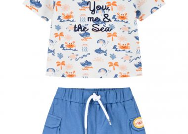 Σετ μπλούζα με σορτς - Ρουά 11-226477-0 - energiers - 