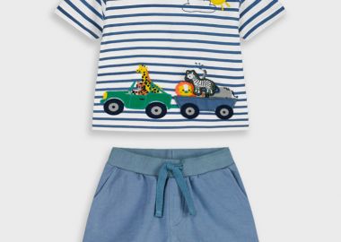 Σετ μπλούζα με σορτς - Ρουά 11-226486-0 - energiers - 