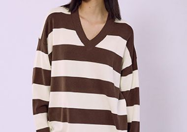 Σετ μπλούζα ριγέ και παντελόνα SQ7948.0224+2 - Celestino - 