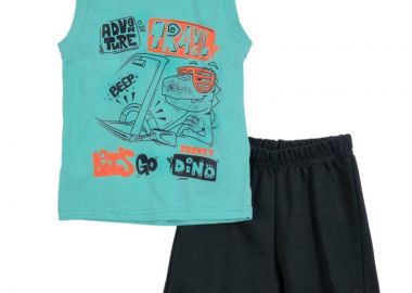 ΣΕΤ ΜΠΛΟΥΖΑ ΒΕΡΜΟΥΔΑ - Βεραμαν μαυρο ΒΕΡΑΜΑΝ ΜΑΥΡΟ - Frenzy style - 