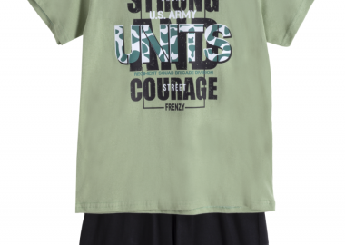 ΣΕΤ ΜΠΛΟΥΖΑ ΒΕΡΜΟΥΔΑ - ΦΥΣΤΙΚΙ ΜΑΥΡΟ ΦΥΣΤΙΚΙ ΜΑΥΡΟ - Frenzy style - 