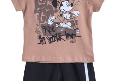 ΣΕΤ ΜΠΛΟΥΖΑ ΒΕΡΜΟΥΔΑ - Καμελ μαυρο ΚΑΜΕΛ ΜΑΥΡΟ - Frenzy style - 