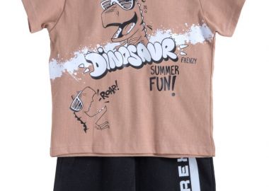 ΣΕΤ ΜΠΛΟΥΖΑ ΒΕΡΜΟΥΔΑ - Καμελ μαυρο ΚΑΜΕΛ ΜΑΥΡΟ - Frenzy style - 