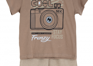 ΣΕΤ ΜΠΛΟΥΖΑ ΒΕΡΜΟΥΔΑ - ΚΑΜΕΛ ΜΠΕΖ ΚΑΜΕΛ ΜΠΕΖ - Frenzy style - 