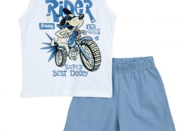 ΣΕΤ ΜΠΛΟΥΖΑ ΒΕΡΜΟΥΔΑ - Λευκο ραφ ΛΕΥΚΟ ΡΑΦ - Frenzy style - 