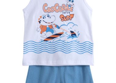 ΣΕΤ ΜΠΛΟΥΖΑ ΒΕΡΜΟΥΔΑ - Λευκο ραφ ΛΕΥΚΟ ΡΑΦ - Frenzy style - 