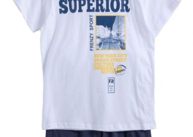 ΣΕΤ ΜΠΛΟΥΖΑ ΒΕΡΜΟΥΔΑ - ΛΕΥΚΟ ΜΑΡΕΝ ΛΕΥΚΟ ΜΑΡΕΝ - Frenzy style - 