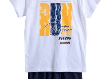 ΣΕΤ ΜΠΛΟΥΖΑ ΒΕΡΜΟΥΔΑ - ΛΕΥΚΟ ΜΑΡΕΝ ΛΕΥΚΟ ΜΑΡΕΝ - Frenzy style - 