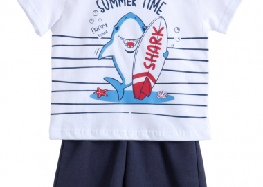 ΣΕΤ ΜΠΛΟΥΖΑ ΒΕΡΜΟΥΔΑ - ΛΕΥΚΟ ΜΑΡΕΝ ΛΕΥΚΟ ΜΑΡΕΝ - Frenzy style - 