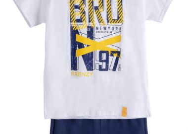 ΣΕΤ ΜΠΛΟΥΖΑ ΒΕΡΜΟΥΔΑ - ΛΕΥΚΟ ΜΑΡΕΝ ΛΕΥΚΟ ΜΑΡΕΝ - Frenzy style - 