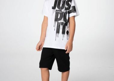 ΣΕΤ ΜΠΛΟΥΖΑ ΒΕΡΜΟΥΔΑ - ΛΕΥΚΟ ΜΑΥΡΟ ΛΕΥΚΟ ΜΑΥΡΟ - Frenzy style - 