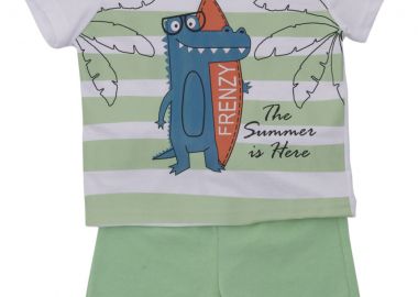 ΣΕΤ ΜΠΛΟΥΖΑ ΒΕΡΜΟΥΔΑ - ΛΕΥΚΟ ΜΕΝΤΑ ΛΕΥΚΟ ΜΕΝΤΑ - Frenzy style - 