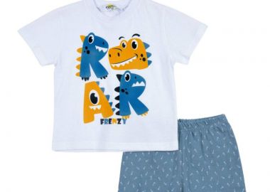 ΣΕΤ ΜΠΛΟΥΖΑ ΒΕΡΜΟΥΔΑ - ΛΕΥΚΟ ΠΕΤΡΟΛ ΛΕΥΚΟ ΠΕΤΡΟΛ - Frenzy style - 