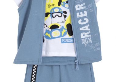 ΣΕΤ ΜΠΛΟΥΖΑ ΒΕΡΜΟΥΔΑ - ΛΕΥΚΟ ΡΑΦ ΛΕΥΚΟ ΡΑΦ - Frenzy style - 