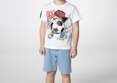 ΣΕΤ ΜΠΛΟΥΖΑ ΒΕΡΜΟΥΔΑ - ΛΕΥΚΟ ΡΑΦ ΛΕΥΚΟ ΡΑΦ - Frenzy style - 