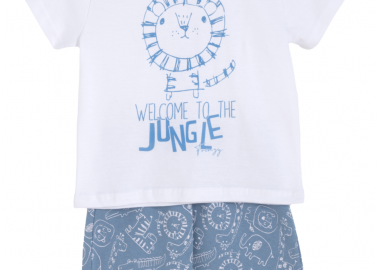 ΣΕΤ ΜΠΛΟΥΖΑ ΒΕΡΜΟΥΔΑ - ΛΕΥΚΟ ΡΑΦ ΛΕΥΚΟ ΡΑΦ - Frenzy style - 