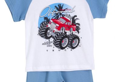 ΣΕΤ ΜΠΛΟΥΖΑ ΒΕΡΜΟΥΔΑ - ΛΕΥΚΟ ΡΑΦ ΛΕΥΚΟ ΡΑΦ - Frenzy style - 