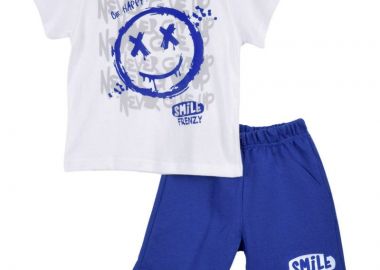 ΣΕΤ ΜΠΛΟΥΖΑ ΒΕΡΜΟΥΔΑ - ΛΕΥΚΟ ΡΟΥΑ ΛΕΥΚΟ ΡΟΥΑ - Frenzy style - 