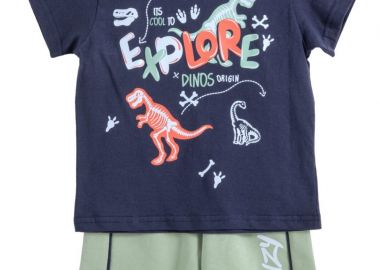 ΣΕΤ ΜΠΛΟΥΖΑ ΒΕΡΜΟΥΔΑ - Μαρεν φυστικι ΜΑΡΕΝ ΦΥΣΤΙΚΙ - Frenzy style - 