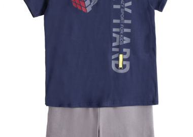 ΣΕΤ ΜΠΛΟΥΖΑ ΒΕΡΜΟΥΔΑ - ΜΑΡΕΝ ΓΚΡΙ ΜΑΡΕΝ ΓΚΡΙ - Frenzy style - 