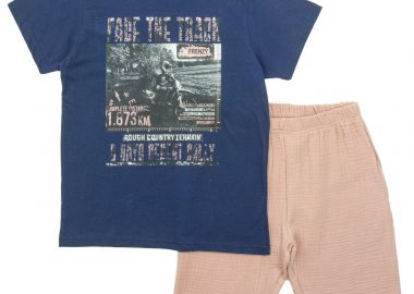 ΣΕΤ ΜΠΛΟΥΖΑ ΒΕΡΜΟΥΔΑ - Μαρεν σομον ΜΑΡΕΝ ΣΟΜΟΝ - Frenzy style - 