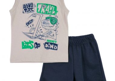 ΣΕΤ ΜΠΛΟΥΖΑ ΒΕΡΜΟΥΔΑ - Μπεζ μαρεν ΜΠΕΖ ΜΑΡΕΝ - Frenzy style - 