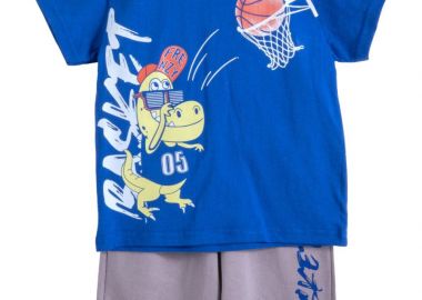 ΣΕΤ ΜΠΛΟΥΖΑ ΒΕΡΜΟΥΔΑ - ΡΟΥΑ ΓΚΡΙ ΡΟΥΑ ΓΚΡΙ - Frenzy style - 