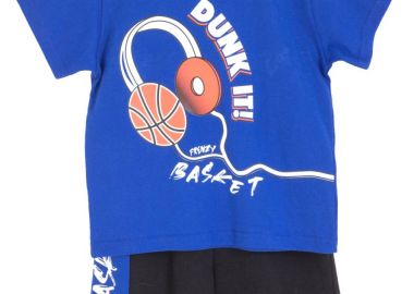 ΣΕΤ ΜΠΛΟΥΖΑ ΒΕΡΜΟΥΔΑ - ΡΟΥΑ ΜΑΥΡΟ ΡΟΥΑ ΜΑΥΡΟ - Frenzy style - 