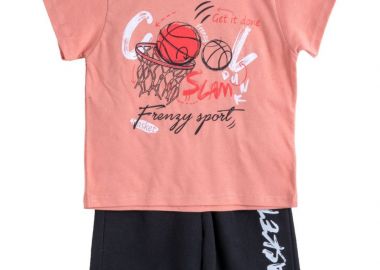 ΣΕΤ ΜΠΛΟΥΖΑ ΒΕΡΜΟΥΔΑ - ΣΟΜΟΝ ΜΑΥΡΟ ΣΟΜΟΝ ΜΑΥΡΟ - Frenzy style - 