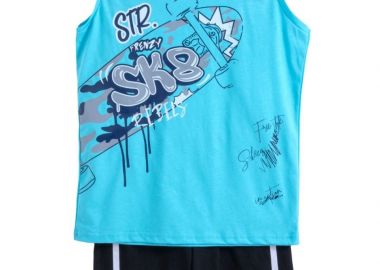 ΣΕΤ ΜΠΛΟΥΖΑ ΒΕΡΜΟΥΔΑ - ΤΥΡΚΟΥΑΖ ΜΑΡΕΝ ΤΥΡΚΟΥΑΖ ΜΑΡΕΝ - Frenzy style - 