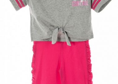 ΣΕΤ ΜΠΛΟΥΖΑ ΚΟΛΑΝ - Γκρι φουξ ΓΚΡΙ ΦΟΥΞ - Frenzy style - 