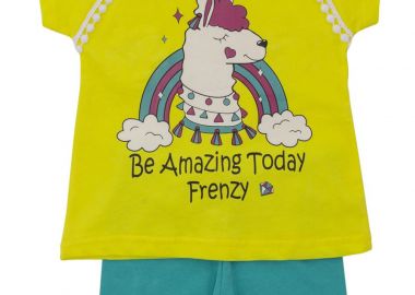 ΣΕΤ ΜΠΛΟΥΖΑ ΚΟΛΑΝ - Κιτρινο scuba ΚΙΤΡΙΝΟ SCUBA - Frenzy style - 