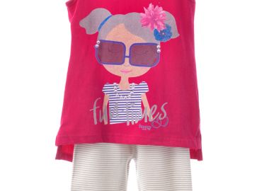 ΣΕΤ ΜΠΛΟΥΖΑ ΚΟΛΑΝ - ΚΟΚΚΙΝΟ ΚΟΚΚΙΝΟ - Frenzy style - 