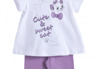 ΣΕΤ ΜΠΛΟΥΖΑ ΚΟΛΑΝ - Λευκο λιλα ΛΕΥΚΟ ΛΙΛΑ - Frenzy style - 