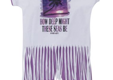 ΣΕΤ ΜΠΛΟΥΖΑ ΚΟΛΑΝ - Λευκο λιλα ΛΕΥΚΟ ΛΙΛΑ - Frenzy style - 