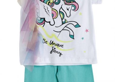 ΣΕΤ ΜΠΛΟΥΖΑ ΚΟΛΑΝ - ΛΕΥΚΟ ΒΕΡΑΜΑΝ ΛΕΥΚΟ ΒΕΡΑΜΑΝ - Frenzy style - 