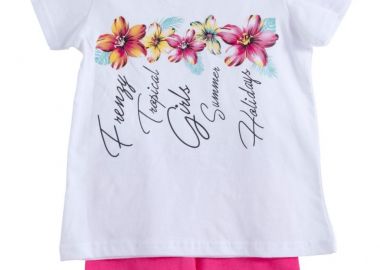 ΣΕΤ ΜΠΛΟΥΖΑ ΚΟΛΑΝ - ΛΕΥΚΟ ΦΟΥΞ ΛΕΥΚΟ ΦΟΥΞ - Frenzy style - 