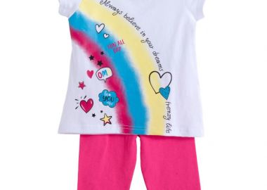 ΣΕΤ ΜΠΛΟΥΖΑ ΚΟΛΑΝ - ΛΕΥΚΟ ΦΟΥΞ ΛΕΥΚΟ ΦΟΥΞ - Frenzy style - 