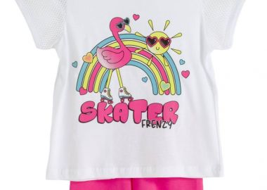 ΣΕΤ ΜΠΛΟΥΖΑ ΚΟΛΑΝ - ΛΕΥΚΟ ΦΟΥΞ ΛΕΥΚΟ ΦΟΥΞ - Frenzy style - 