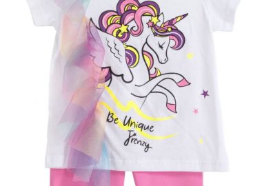 ΣΕΤ ΜΠΛΟΥΖΑ ΚΟΛΑΝ - ΛΕΥΚΟ ΓΡΑΝΙΤΑ ΛΕΥΚΟ ΓΡΑΝΙΤΑ - Frenzy style - 