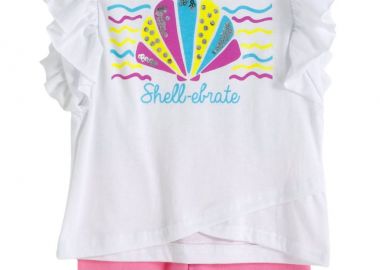 ΣΕΤ ΜΠΛΟΥΖΑ ΚΟΛΑΝ - ΛΕΥΚΟ ΓΡΑΝΙΤΑ ΛΕΥΚΟ ΓΡΑΝΙΤΑ - Frenzy style - 