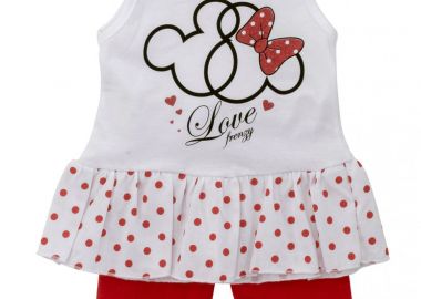 ΣΕΤ ΜΠΛΟΥΖΑ ΚΟΛΑΝ - ΛΕΥΚΟ ΚΟΚΚΙΝΟ ΛΕΥΚΟ ΚΟΚΚΙΝΟ - Frenzy style - 