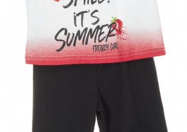 ΣΕΤ ΜΠΛΟΥΖΑ ΚΟΛΑΝ - ΛΕΥΚΟ ΜΑΥΡΟ ΛΕΥΚΟ ΜΑΥΡΟ - Frenzy style - 