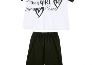 ΣΕΤ ΜΠΛΟΥΖΑ ΚΟΛΑΝ - ΛΕΥΚΟ ΜΑΥΡΟ ΛΕΥΚΟ ΜΑΥΡΟ - Frenzy style - 