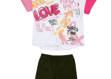 ΣΕΤ ΜΠΛΟΥΖΑ ΚΟΛΑΝ - ΛΕΥΚΟ ΜΑΥΡΟ ΛΕΥΚΟ ΜΑΥΡΟ - Frenzy style - 