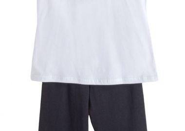 ΣΕΤ ΜΠΛΟΥΖΑ ΚΟΛΑΝ - ΛΕΥΚΟ ΜΑΥΡΟ ΛΕΥΚΟ ΜΑΥΡΟ - Frenzy style - 